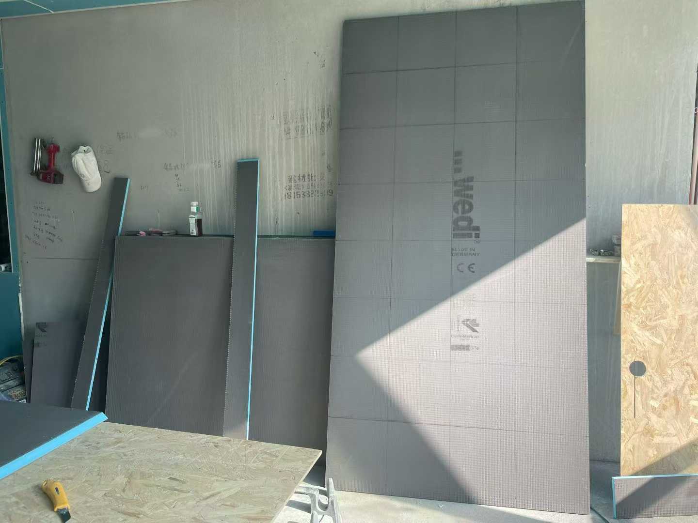 德国Wedi墙顶地规方找平材料：科技住宅家居系统必备装修节能系统板材